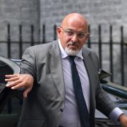 Vaccines Minister Nadhim Zahawi arrives in Downing Street, London, as Prime Minister Boris Johnson reshuffles his Cabinet. (PA)