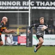 Chinnor’s Jason Worrall scored a try on his first start of the season Picture: Simon Cooper