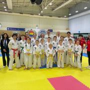 Competitors from Vale TKD at the British Taekwondo Championships. Picture provided by Vale TKD