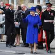 The Queen visits Christ Church in 2013 for Maundy Thursday