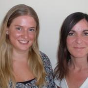 Lettings team: Liz Thompson (left) and Felicity Everett