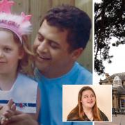 Willow du Plooy aged seven with her father Leon; Willow du Plooy; the Warneford Hospital Pictures: Submitted/Oxford Mail
