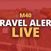 M40 Car fire forces Southbound junctions 9 and 10 to close