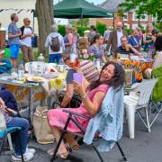 Street party for the Queen's Platinum Jubilee in Florence Park Road in Oxford