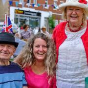 Neighbours at Florence Park Road street party for the Queen's Platinum Jubilee