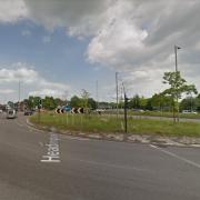 Heavy traffic near Headington roundabout