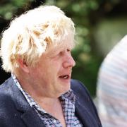 Boris Johnson has refused to speak to the press outside his Oxfordshire home