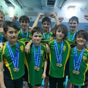 Abingdon Vale Swimming Club swimmers at the Oxfordshire and North Buckinghamshire Counties Championships