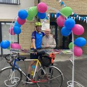 Man cycles 500 miles to surprise grandad in care home