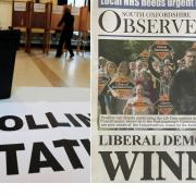 Polling station and the 'South Oxfordshire Observer'
