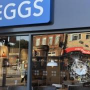 Window of Greggs store in Oxford smashed in