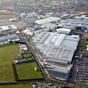 Aerial view of the Oxford MINI plant