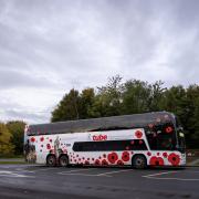 Stagecoach West unveil Poppy-wrapped Remembrance weekend coach