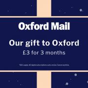 Sign up to the Oxford Mail for £3 for three months
