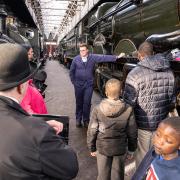 A guided tour at Didcot Railway Centre's latest Discovery Day