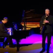 Pianist Dominic Spencer and saxophonist Ian Millar