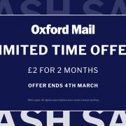 Subscribe to the Oxford Mail for just £2 for two months