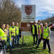 The annual litter pick in Wallingford