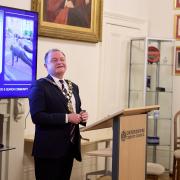 Councillor Felix Bloomfield at the chair of Oxfordshire County Council’s annual civic event