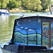 A narrowboat on the River Thames in Oxford. Photo: Ian White