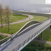 The new Grandpont bridge