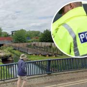 Police close bridge after 'assault' near train station