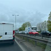Heavy delays on A34 during rush-hour