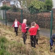 The pupils have been marking Earth Day