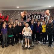 Lucy Brown was visited by children from Didcot Primary Academy