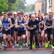 Over 1,500 people took part in the 'community mile'