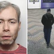 Liam Jones. Left his police photograph and right CCTV on the night of the murder