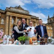 Tanya and Tim Spittle of Blacklion vodka, chef Raymond Blanc OBE and Greg Roberts of Laithwaites at last years show