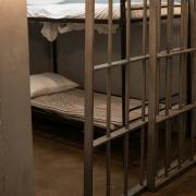 Stock image of a jail cell