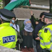 Students have returned to Oxford University offices for pro-Palestine protests.