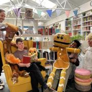 Wild Boor Ideas with 'The Elves and The Shoemaker' puppet characters at Caper Bookshop in Oxford