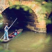 Punting on the River Cherwell in Oxford