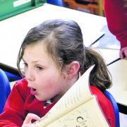 Longworth Primary School pupil Amy Bowers