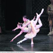 English National Ballet’s Fernanda Oliveira and Dmitri Gruzdyev as Princess Aurora and Prince Dzsirz       Picture: Dee Conway