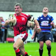 Tom May makes his last away appearance for London Welsh at Northampton