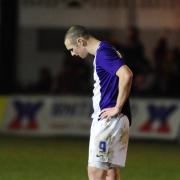James Constable looks dejected at the final whistle