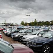 Cars parked at Thornhill Park and Ride off the A40 at Cutteslowe. Picture: Jon Lewis