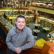 David Prescott, chief executive of Blackwell’s Booksellers in Oxford, pictured in the Norrington Room