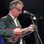 Standing up: John Hegley has been a fixture at the Edinburgh Festival and comedy clubs for years, after turning his back on a career in the civil service