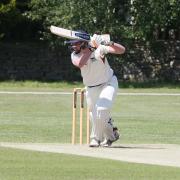 Jordan Garrett unfurls a superb cover drive during his half-century in Oxfordshire under 17s’ comfortable victory over Bedfordshire