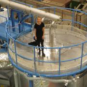 Jayne Wilton at CERN’s Cloud Chamber