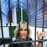 Frustrated: Ann Haggar from Oxford who had her £700 bike stolen from her secure bike cage outside her house in East Oxford. She did her own publicity about the theft