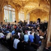 Making history: The city’s first parliamentary sitting for over 300 years at the Divinity School of the Bodleian Library