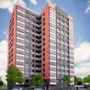 Vision: An artist’s impression of the refurbished Plowman tower block