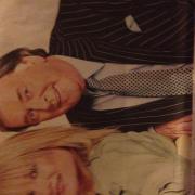 Terry Wogan pictured in the Sunday Times with Gaby Roslin