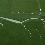 White Horse re-chalked in centuries-old tradition